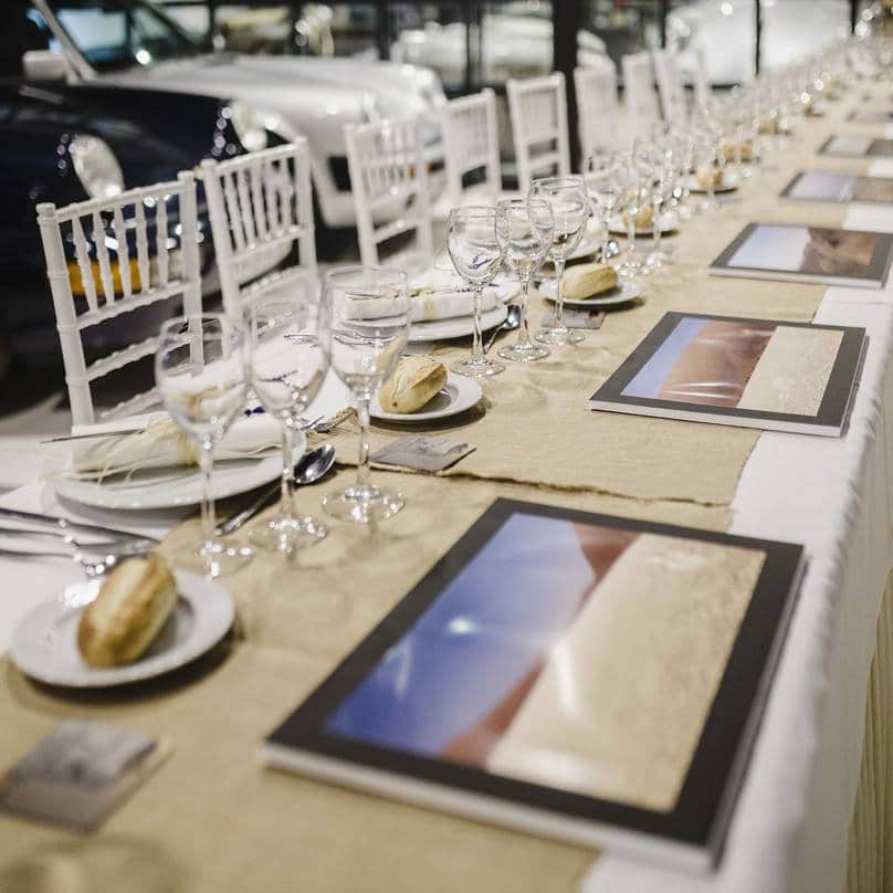 Catering ACS mesas con tablet