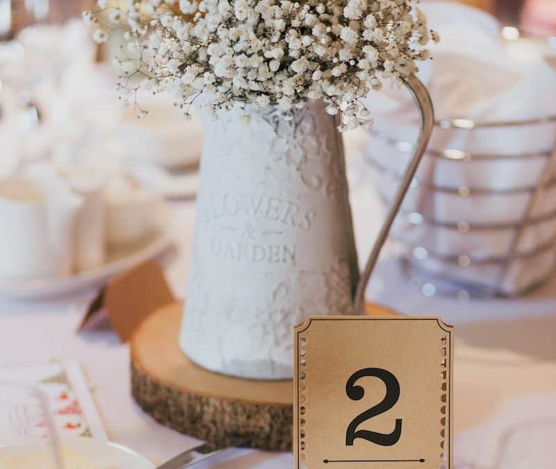 Los 5 mejores trucos para organizar las mesas de boda