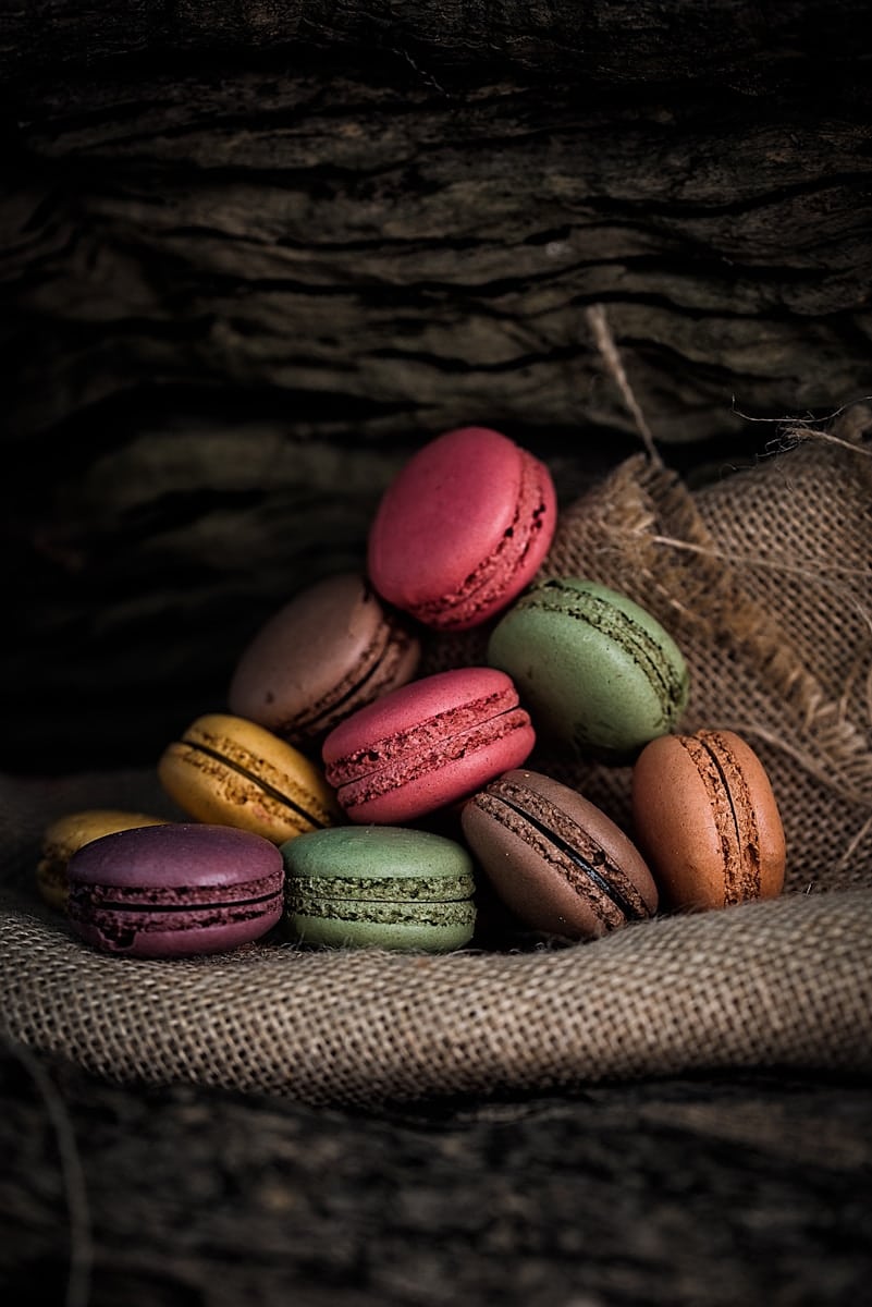 macarons de colores